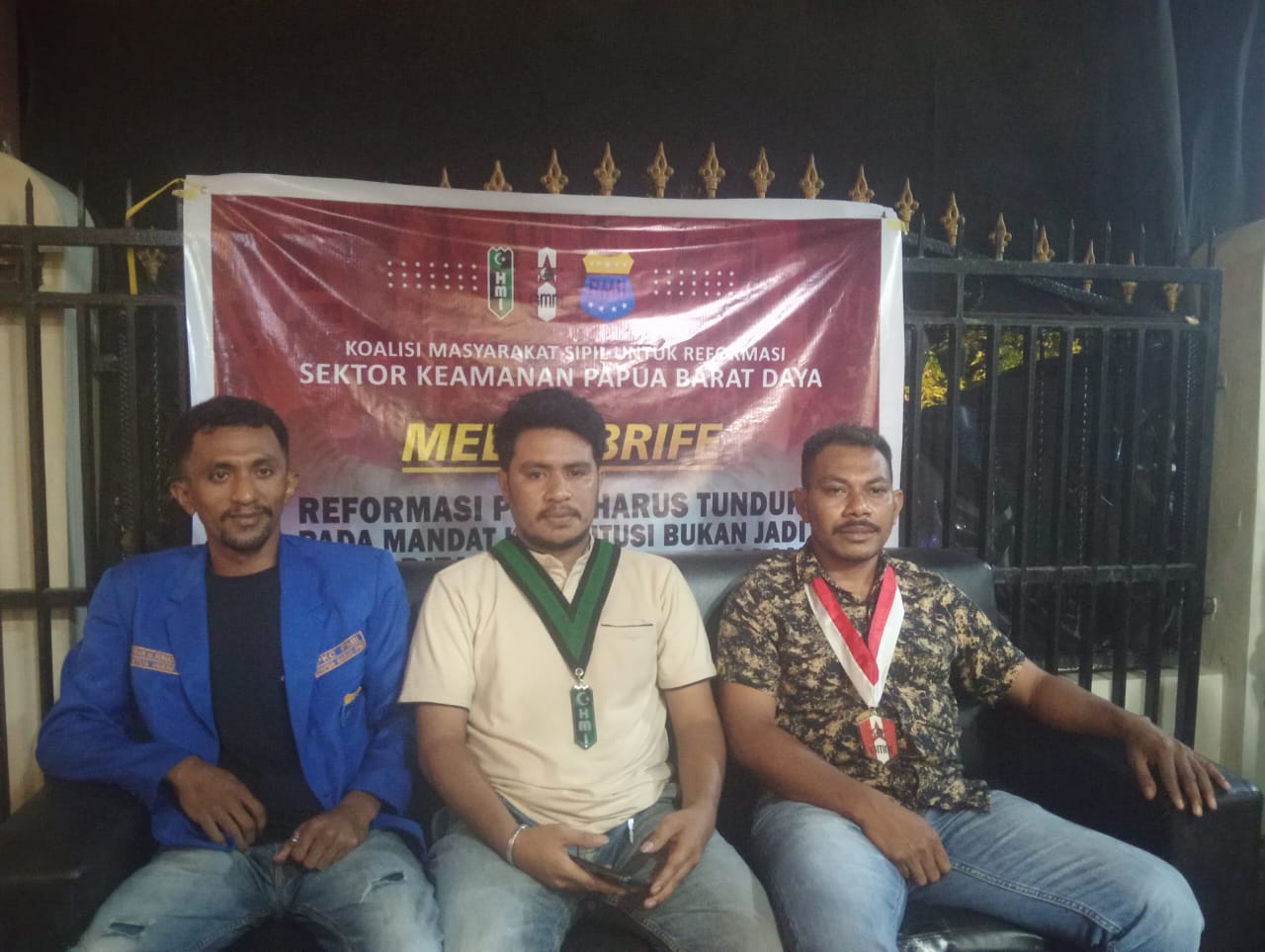 Aktivis Cipayung di Kota Sorong Mendesak Reformasi Polri Tunduk pada Konstitusi bukan Jadi Komoditas Politik