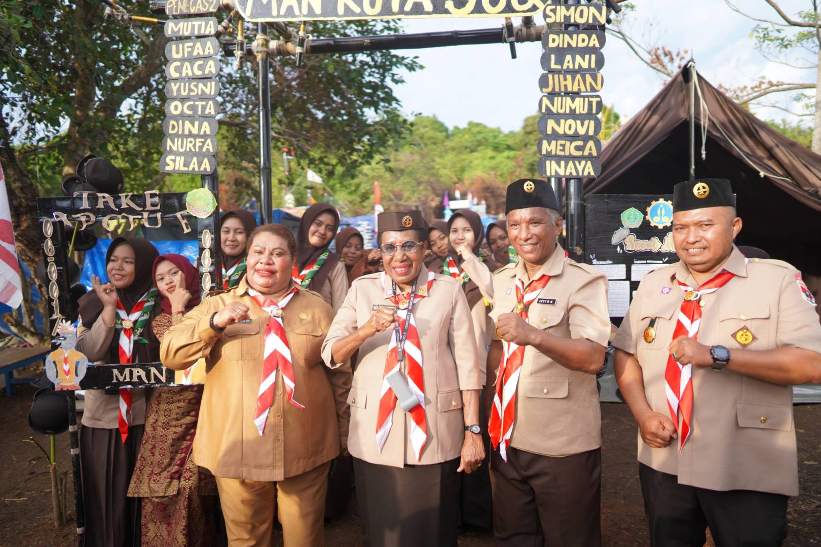 Peringati HUT Baden Powell, 1.900 Pramuka Kota Sorong Berkumpul di Maladum Mes