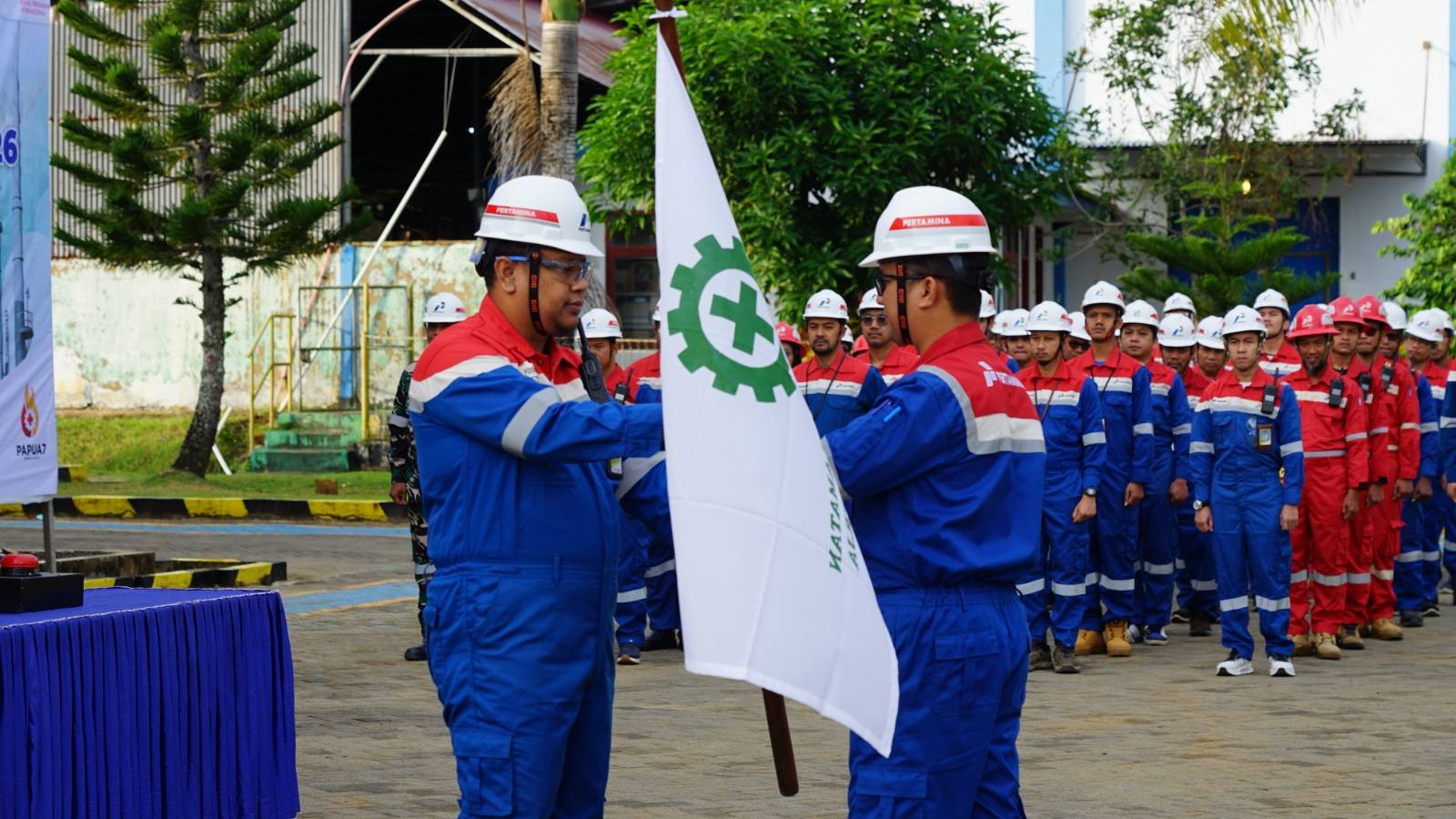 Bangun Budaya Keselamatan Kerja Profesional dan Andal, Kilang Kasim Buka Bulan K3 Nasional 2026*