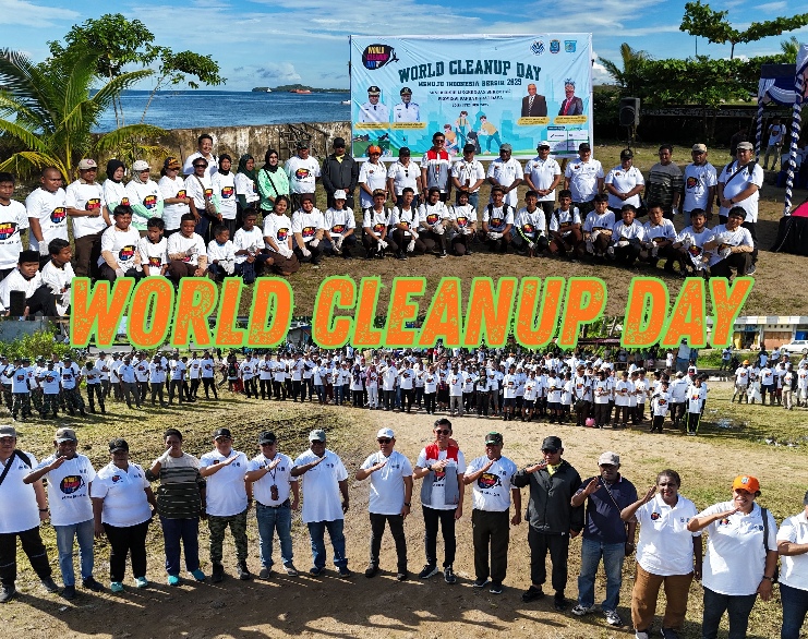 World Cleanup Day di Papua Barat Daya