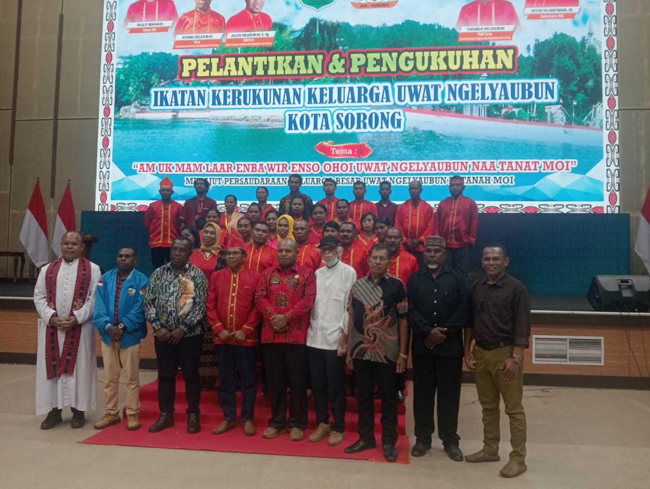 Pengurus IKKUN Sorong Raya Dikukuhkan, Ajak Generasi Muda Hindari Hal Negatif
