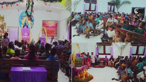 IBADA NATAL PERDANA IKATAN KELUARGA BESAR NARAI (IKBN) DI KEBAR KABUPATEN TAMBRAUW JEMAAT MARANATHA AKMURI