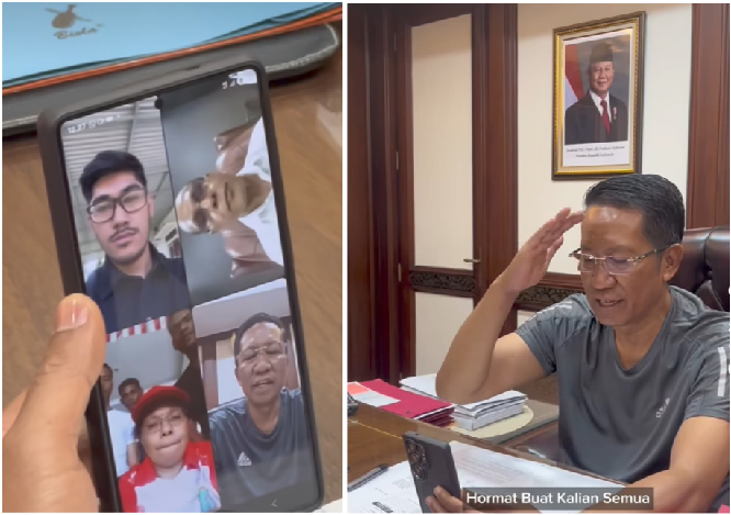 Menteri Hukum Beri Beasiswa dan Sepeda Motor kepada Tiga Paskibraka Papua Barat Daya