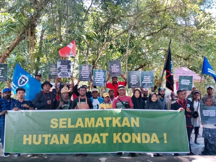 Dari Konda Bergema Suara Hutan: Pemuda Papua Bangkit Menolak Perampasan Tanah Adat”