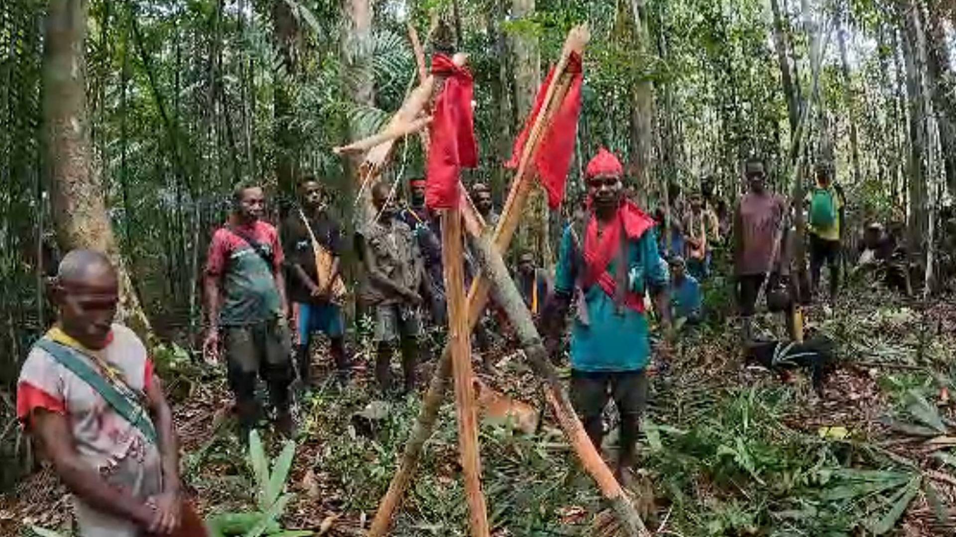 Tolak Sawit PT ASI, Masyarakat Adat Suku Afsya Tanam Patok