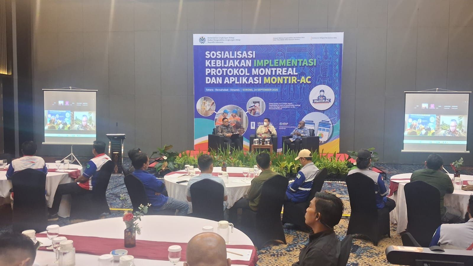 Kementrian Lingkungan Hidup Republik Indonesia. Gelar Sosialisasi Protokol Montreal dan Aplikasi Montir-AC, Pemprov Papua Barat Daya Perketat Regulasi Penggunaan Bahan Pendingin