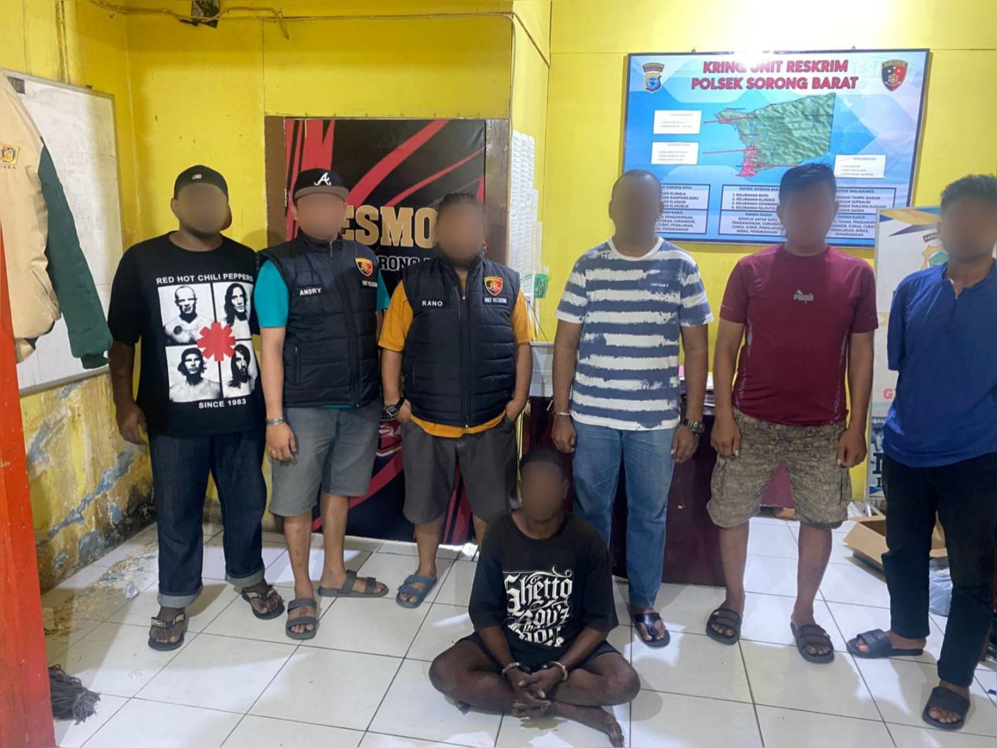 Team Elang Polsek Sorong Barat Berhasil Tangkap Pelaku Curas, Kapolresta Sorong Kota Apresiasi Gerak Cepat Personel