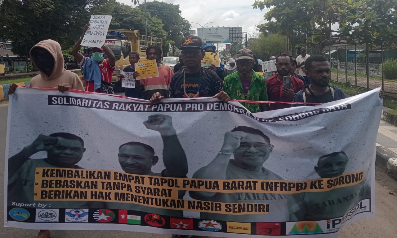 Solidaritas Rakyat Papua Gelar Aksi Kawal Agenda Putusan Sela, Aktivis Ditangkap Ideologi Hidup