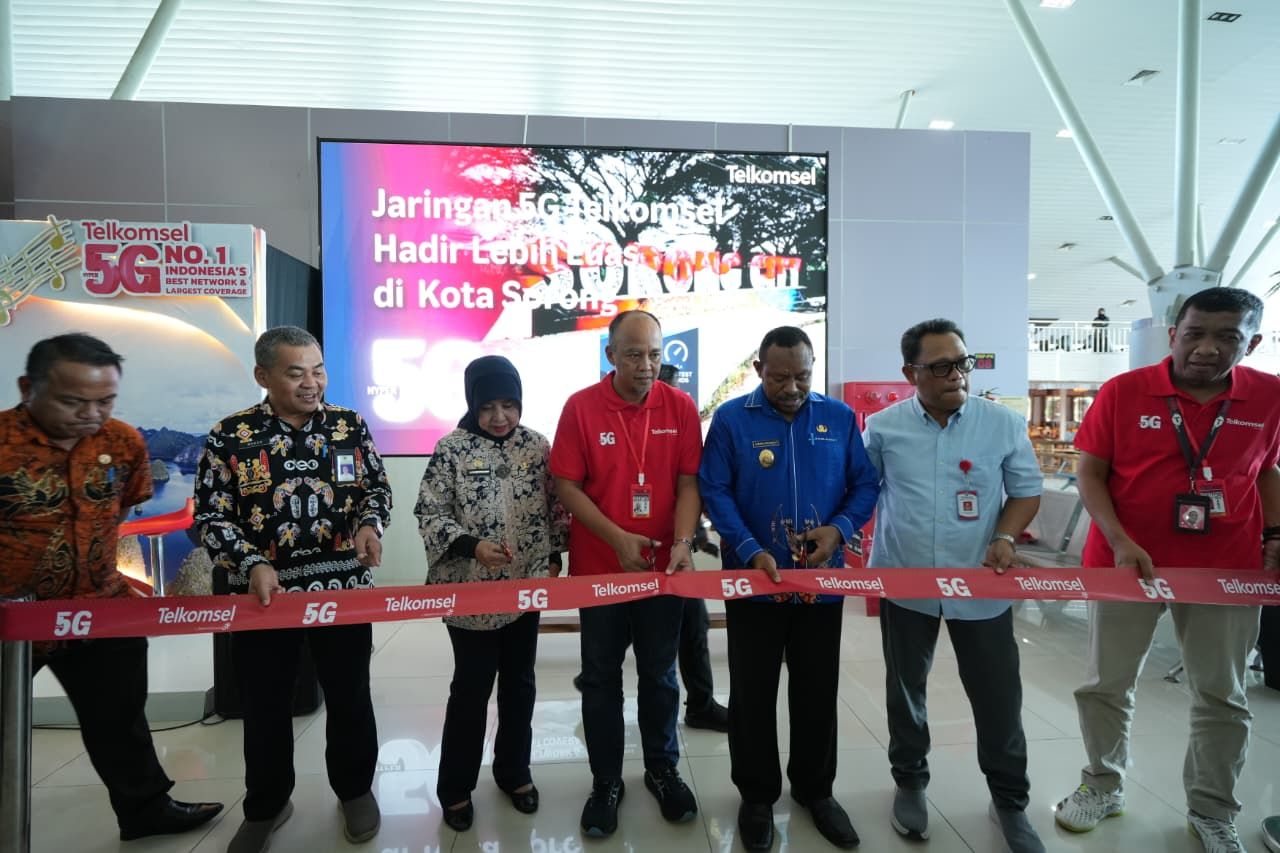 Bandara Internasional Sorong kini Hadirkan Jaringan 5G Jangkauan Akses Digital PBD