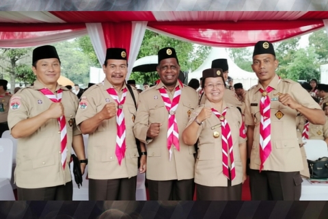 984 Pelajar Berkebutuhan Khusus dari 29 Provinsi Ramaikan Perkemahan Nasional di Cibubur