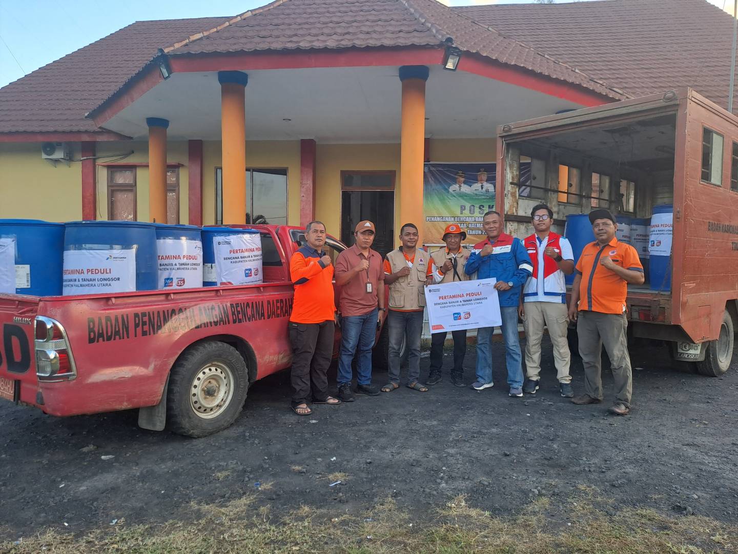 *Pertamina Patra Niaga Papua Maluku Salurkan 4 Ribu Liter BBM untuk Pemulihan Banjir dan Longsor di Halmahera Utara*
