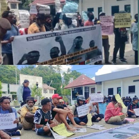 Tidak Ada Bukti Makar, Solidaritas Rakyat Papua Desak Pembebasan 4 Tahanan Politik NFRPB