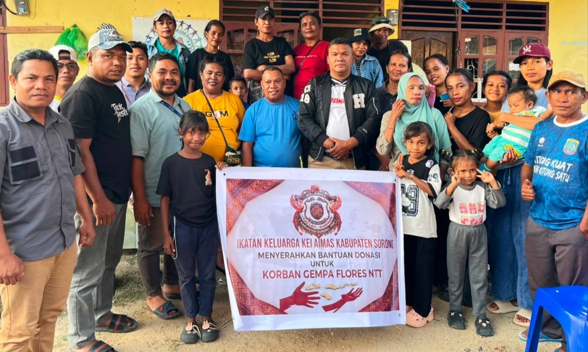 Aksi Kemanusiaan 3 Hari, IKKA Aimas Serahkan Hasil Penggalangan Dana Gempa NTT ke IPPM