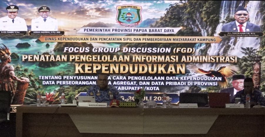 Atasi Geografis hingga Efisiensi Anggaran, Dukcapil Tambrauw dan Sorsel Pacu Perekaman Data Penduduk